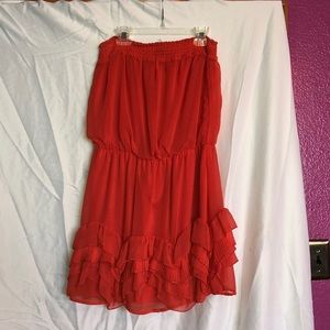 I love - strapless dress